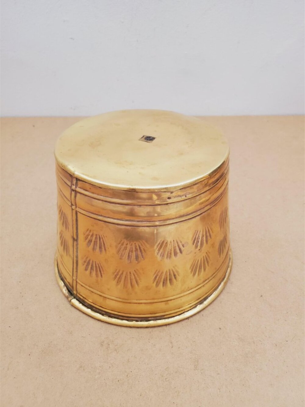 Vintage 1980s brass Planter, Plant Holder, Succulent Pot, brass Plant Pot, brass - Picture 4 of 8
